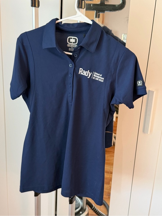 UCSD Tops - UCSD Rady School of Management Navy Polo - Navy size: s